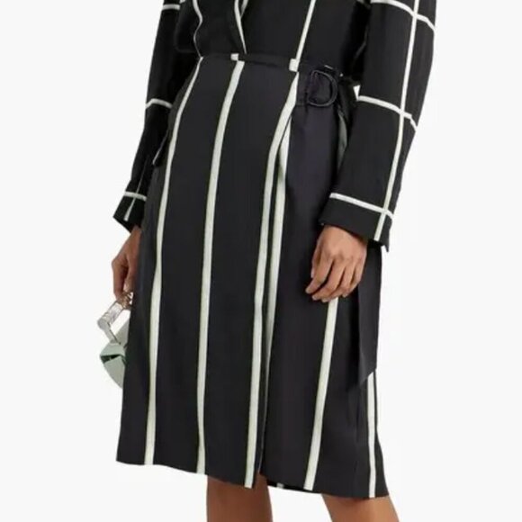 Equipment Raysa Silk Blend Wrap Skirt Size 6 - Picture 7 of 8